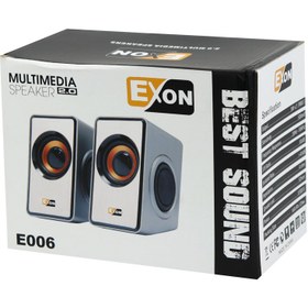 تصویر اسپیکر کامپیوتر اکسون مدل E006 EXON E006 MULTIMEDIA SPEAKER