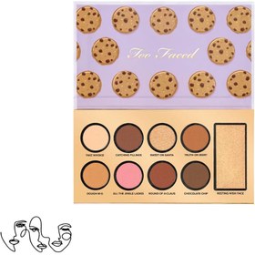 تصویر پالت سایه توفیسد مدل Christmas Bake Shoppe رنگ chocolate chip حجم 11گرم TOO FACED CHRISTMAS BAKED pallete chocolate chip 11gr