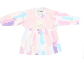 تصویر بلوز آستین بلند نوزاد دخترانه به آوران طرح رنگین کمان 