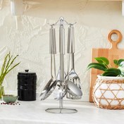 تصویر سرویس کفگیر ملاقه 7 پارچه کاراجا مدل Apricot Chef 