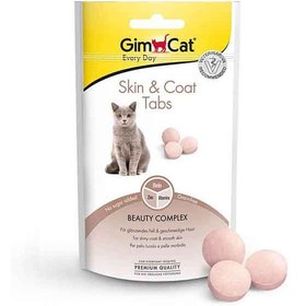 تصویر قرص ضد ریزش مو گربه جیم کت آلمان 40 گرم ا GimCat Tabs Skin & Coat 40g GimCat Tabs Skin & Coat 40g