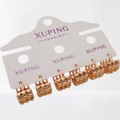 تصویر گوشواره ژوپینگ رنگ ثابت طرح ۱۰۴۷ 