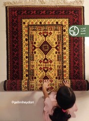 تصویر قالیچه دستباف مدل بلوچ کد 139900 Balouch rug