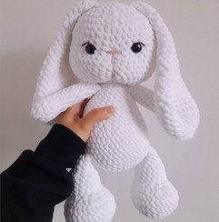 تصویر عروسک خرگوش مخملی گوش دراز 