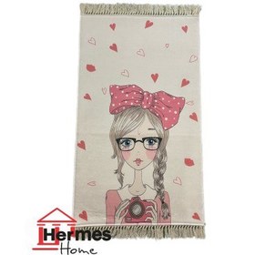 تصویر فرشینه چاپی 100x60 مدل: SAY CHEESE 