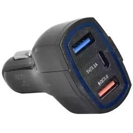 تصویر شارژر فندکی تسکو مدل TCG36 2port 30W Tsco Car Charger TCG36 2port 30W