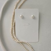 تصویر تگ گوشواره و گردنبند بسته 10 تایی 