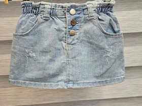 تصویر دامن جین نوزادی Gap denim 