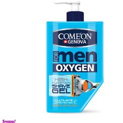 تصویر ژل اصلاح ریش مردانه کامان (Comeon) مدل Oxygen حجم 260 میلی‌لیتر 