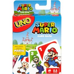 تصویر کارت بازی فکری اونو سوپر ماریو Uno Super Mario 