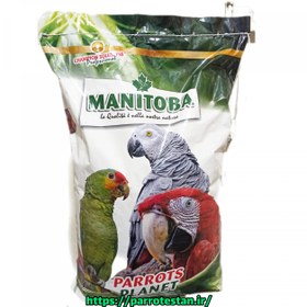 تصویر دان مخلوط منیتوبا طوطی سانان بزرگ و متوسط PARROTS PLANET MANITOBA دان مخلوطی برای طوطی های استوایی مانیتوبا 