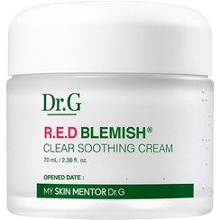 تصویر کرم تسکین دهنده و آبرسان 100ساعته دکتر جی Dr.G Red Blemish Clear Soothing Cream 