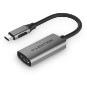 تصویر تبدیل USB-C به HDMI لنشن مدل CU607 ا Lention USB-C to HDMI Adapter CU607 Lention USB-C to HDMI Adapter CU607