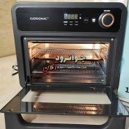 تصویر سرخ کن بدون روغن و مینی توستر گوسونیک مدل 612 Gosonic oil-free fryer and mini toaster model 612