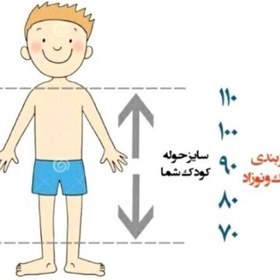 تصویر حوله تن پوش بچه گانه دخترانه طرح کیتی سایز 70 