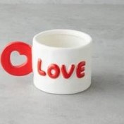 تصویر ماگ فنجان 400میل english home مدل love more 