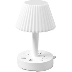 تصویر چراغ خواب سه راهی دار هوشمند smart light USB port