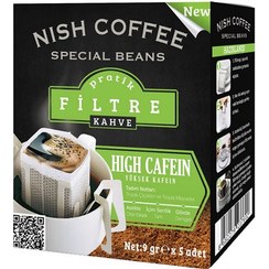 تصویر قهوه نیش فیلتر یکبار مصرف کافئین بالا Nish Practical Filter Coffee High Caffeine