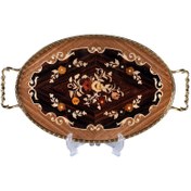 تصویر سینی چوبی معرق کد ON23 