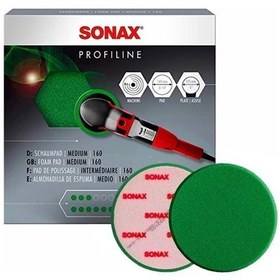 تصویر اسفنج سبز متوسط 160 سوناکس Sonax Car Polishing Sponge green 160 Medium493000 