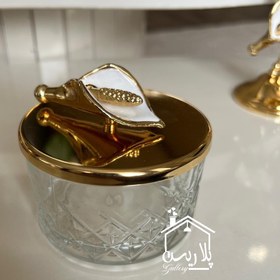 تصویر ست اسفند دودکن لوکس گل شیپوری سفید 15007 