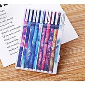 تصویر پک 10 رنگ روان نویس هپی دی طرح کهکشان 