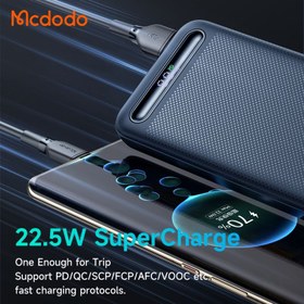 تصویر پاوربانک مک دودو مدل MC-3881 ظرفیت 10000 میلی آمپرساعت mcdodo MC-3881 10000mah powerbank