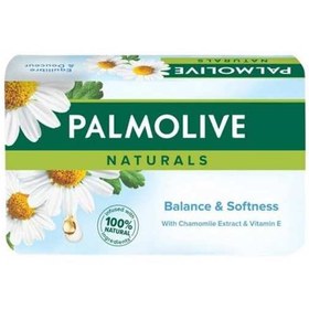 تصویر صابون شستشوی بدن پالمولیو Palmolive حاوی عصاره بابونه و ویتامین E وزن 150 گرم بسته 6 عددی 