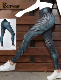 تصویر لگ کمر گنی ورزشی زنانه سابلی کد 0008 Sabley women's sports leggings code 0008