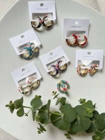 تصویر گوشواره میناکاری ۲ 