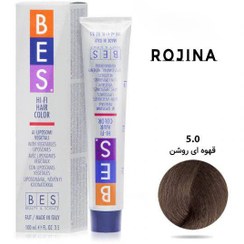 تصویر رنگ مو بس شماره 5.0 حجم ۱۰۰ میلی لیتر قهوه‌ای روشن 