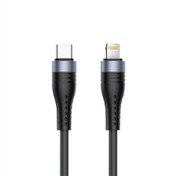 تصویر کابل شارژ تایپ سی به لایتنینگ کی اف سنیور مدل KF Senior S16 Type-C to Lightning Cable 