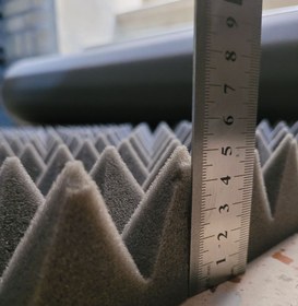 تصویر فوم آکوستیک هرمی دانسیته ۳۵ ا Pyramid acoustic panel Pyramid acoustic panel