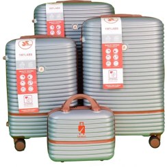 تصویر چمدان برند MRست 4تکه با کاور اورجینال 