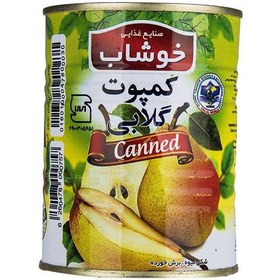 تصویر کمپوت گلابی خوشاب - 350 گرم 