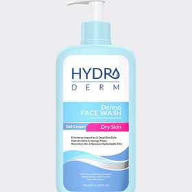 تصویر ژل کرم شستشو پوست خشک هیدرودرم Hydroderm dry skin Face Wash 350ml 