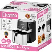 تصویر سرخ کن دستینو مدل 8008 سرخکن 8لیتری Destino fryer, model 8008, 8 liter fryer