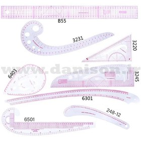تصویر خط کش ژله ای ۸ تکه 