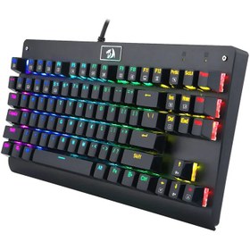 تصویر کیبورد مخصوص بازی ردراگون مدل K568 RGB Redragon K568 RGB Gaming Keyboard