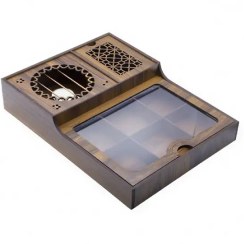 تصویر تی بگ چوبی ۷ خانه وارمردار جی اچ استور 