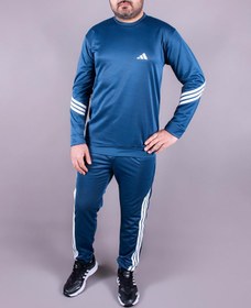 تصویر ست تیشرت شلوار آبی Adidas مدل 1318 