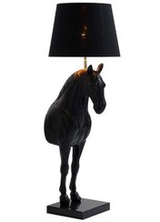 تصویر آباژور اسب ایستاده نیم تنه 