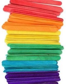 تصویر چوب بستنی رنگی باریک 