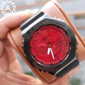 تصویر ساعت مچی جیشاک GA-2100 مردانه قاب فلزی G_shock