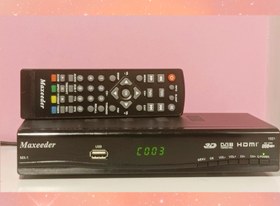 تصویر گیرنده دیجیتال مکسیدر MX-1 مدل 1001 کارکرده، کاملا سالم با یک سال ضمانت DVB-T2