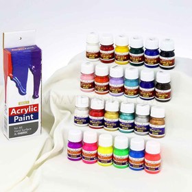 تصویر رنگ اکریلیک شمع 