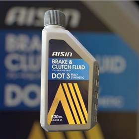 تصویر روغن ترمز خودرو آیسین مدل DOT3 ظرفیت 500 میلی لیتر Aisin DOT3 500mL Car Brake Oil