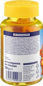 تصویر مولتی ویتامین خرسی میوه ای کودکان 60 عدد. Mivolis Multivitamin-Bärchen für Kinder Fruchtgummis, 60 St, 60 St 