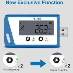 تصویر ثبت‌کننده دما ThermElc TE-04 