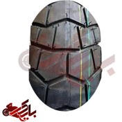 تصویر لاستیک موتور سیکلت ایران یاسا سایز ۱۳۰/۷۰/۱۳ طرح کایا 